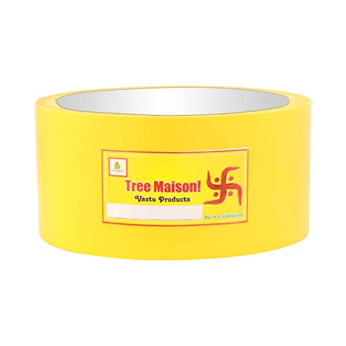 Vastu Yellow Tape | Size - 2 Inch (48 Mm) Approx | Length- 20 Meter (Approx) | Vastu Tape Remedy For Toilet | Vastu Tape For Main Door Entrance | Tape Remedy | Pack Of 1