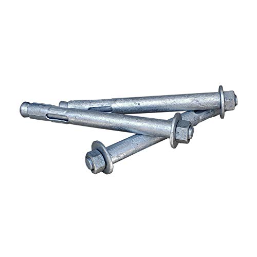 1234 x 534 sleeve anchor  hot dip galvanized  hex head  20pcs per box