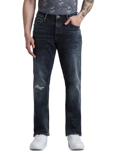 Image of Jack & Jones Men's Regular Fit Jeans | Mid Rise | Jeans for Men