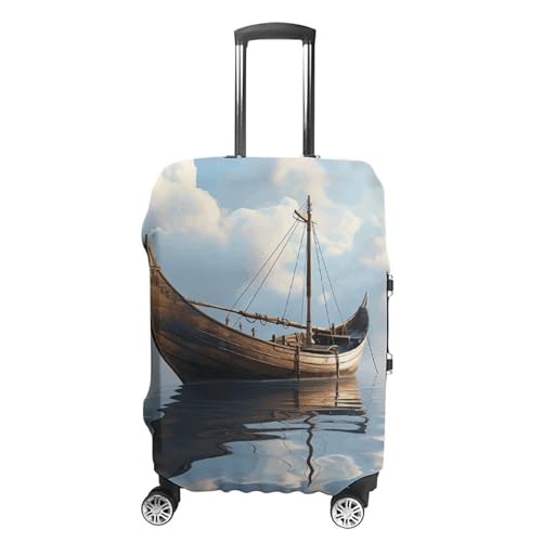 Housse de bagage Reflection Clouds élastique et lavable pour valise M