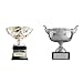 SUNIFA Mini Tennis Champions Trophy(4Pcs) 16cm/6.3in Men's Championship Trophies Collectibles Tennis Fan Gifts Souvenirs Home Display Decorations