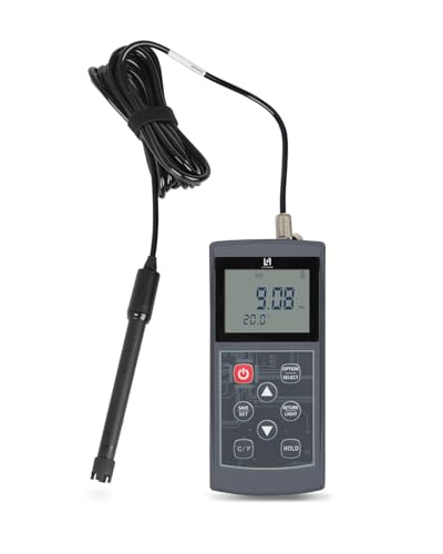 LOHAND Digital Dissolved Oxygen Meter with ATC, 0-20mg/L Measurem...
