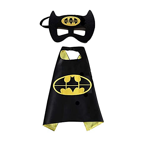 Sage Square "Superhero Eye Mask & Cape for Costume Parties, Cosplay, Birthday Parties and Dress-up (Combo)-image-37