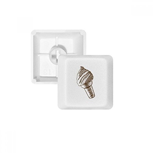 Keycaps PBT clavier mécanique pour remplacer touches usées blanc OEM