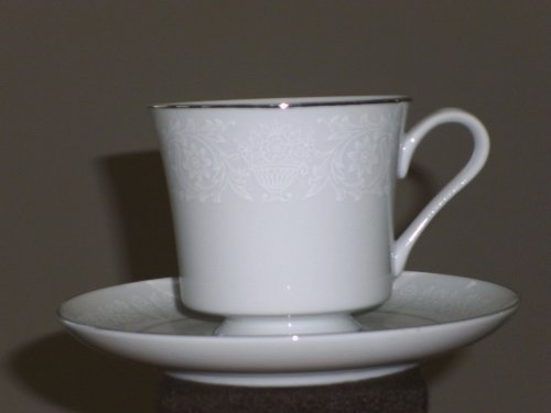 Crown Victoria Fine China Coffee Cup and Plate