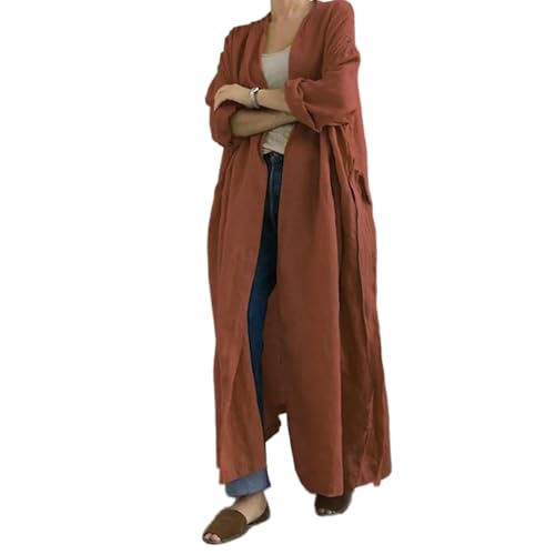 Trench coat à manches longues NYSDM veste couleur unie casual chic