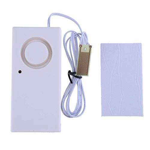 Aland 2Pcs 120/90db Water Leak Alarm Flood Level Overflow Detector Sensor Alert Tool