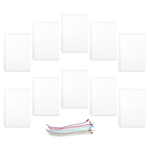 Fundas para tarjetas fotográficas plásticas transparentes que evitan el desgaste
