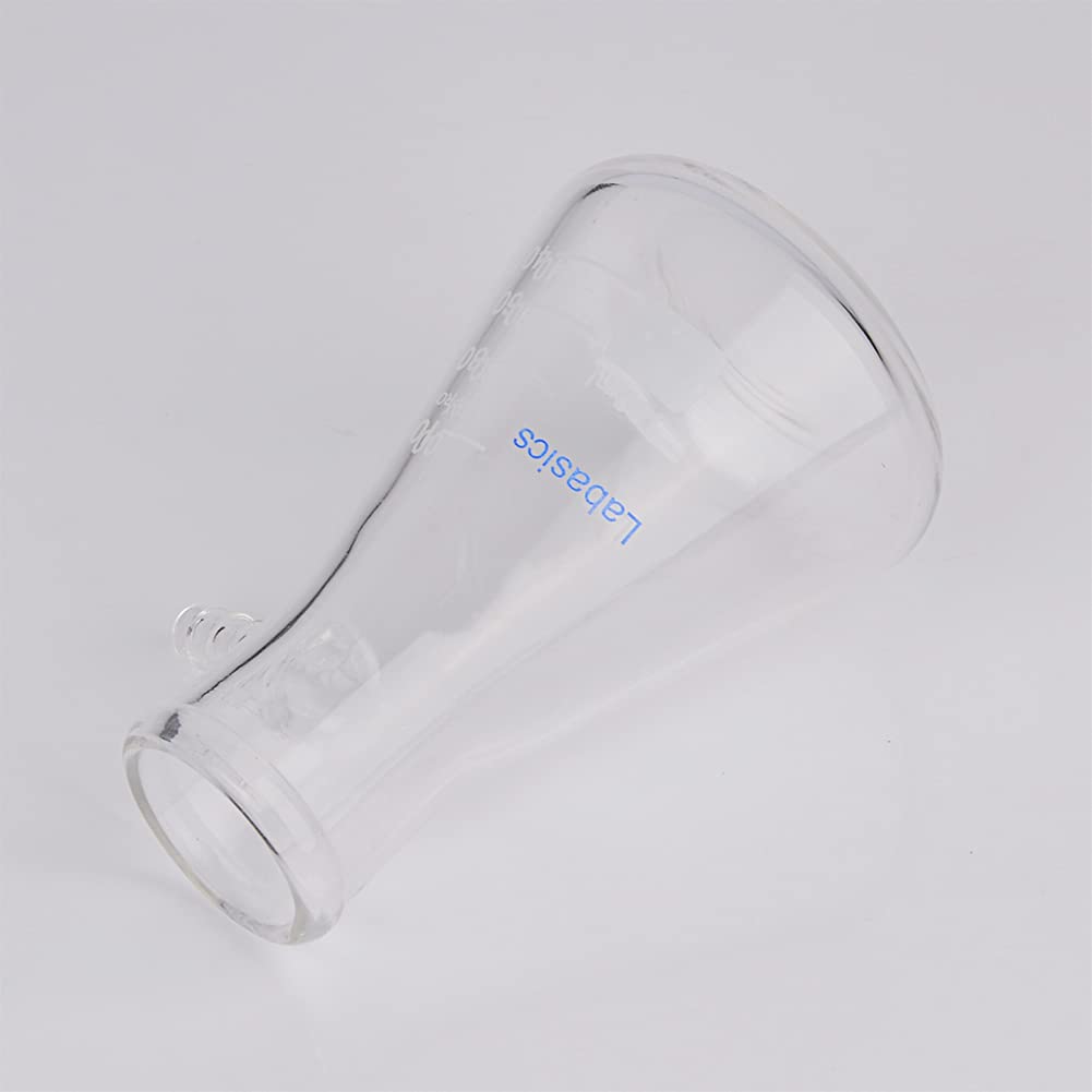 Labasics Boccetta Filtro di Vetro Laboratorio, Pallone Filtrante in Vetro Borosilicato, Collo a Bullone con Tubolare, 100 ml