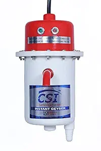 CSI INTERNATIONAL 1 Litre Storage Portable Instant Water Heater Geyser (Manufacturer) Suitable for Residential & Professional Uses, Wall Mounting