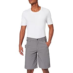 Carhartt Steel Utility Shorts Short Multipoches en Acier Homme (Lot de 1)