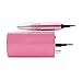 Professional Rechargeable Nail Drill Portable Electric Nail File Manicure Pedicure Machine with 11 in 1 Nail Drill Bits and Sanding Bands for Acrylic Gel Nails(Pink)