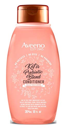Aveeno Conditioner Kefir Probiotic Blend 12 Ounce (Restore) (354ml) (Pack of 3)