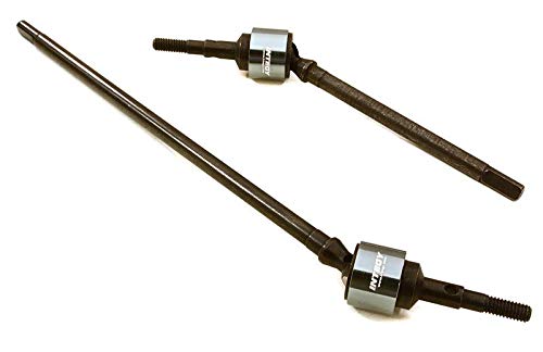 Integy RC Upgrades for Axial, Billet Machined Front Driveshaft Set for Axial 1/10 Wraith 2.2-inch & RR10 Bomber