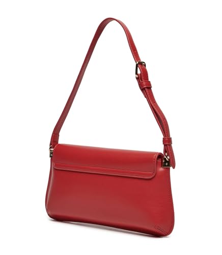 Moschino Borsa Donna Love Piatta a Spalla in Ecopelle Rosso BS25MO39 JC4058PP1MLO05002