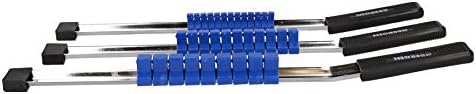 3pc Socket Storage Holder Organiser Plastic Rails with Handles 1/4 3/8 1/2 Drive