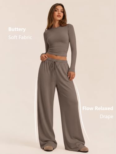 Image of Trendy Queen Women's 2 Piece 2026 Fall Fashion Lounge Set with Pockets