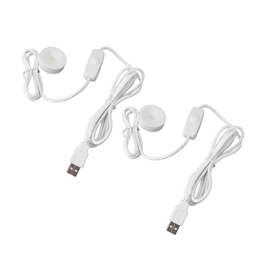 Focos LED regulables USB 5V para evitar sombras en la entrada de vitrina 3