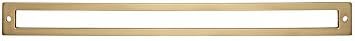 Top Knobs - TK929HB - Hollin Backplate - Honey Bronze - Lynwood Collection
