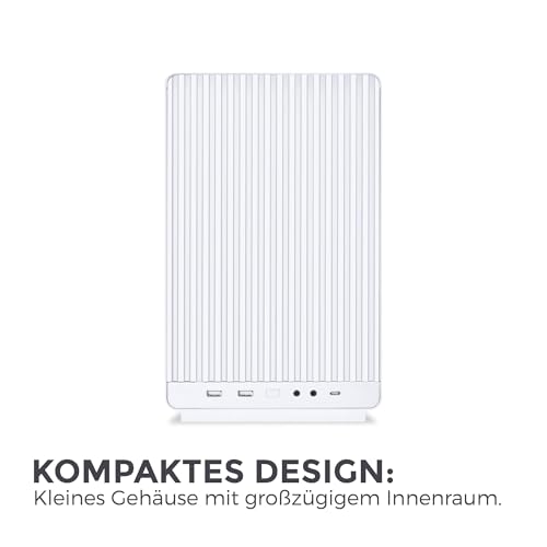 Chasis Lian Li A3 Matx White compacto que resuelve problemas de espacio en mesa 2