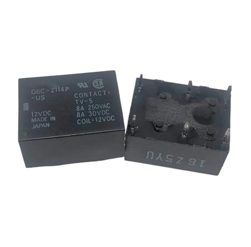 Relé G6C-2114P-US 12VDC evita sobrecalentamiento en sistemas de control