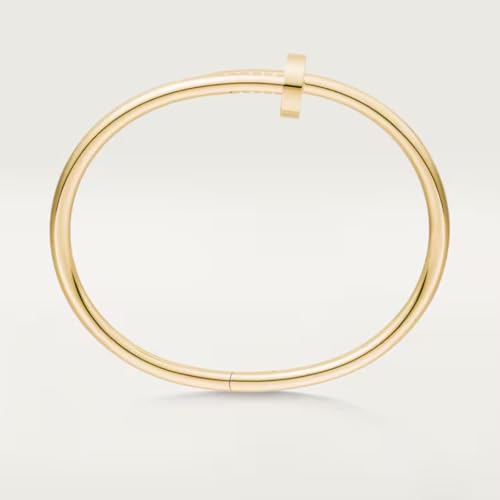 Image of Bamboo Pattern Bracelet for Women | Premium Gold Plated Cuff Bracelet | Minimalist Designer Jewellery for Daily & Party | Gift for Her
