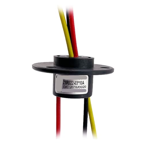 Bague collectrice conductrice ZSR022-3 de type capuchon avec 3 canaux de 10A pour transmission