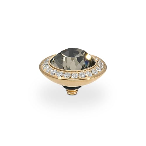 Embout interchangeable Qudo résou bague monotone Tondo Deluxe doré 13 mm