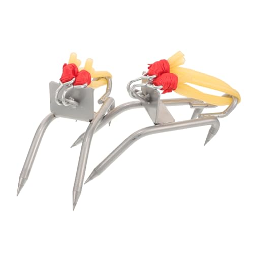 Balacoo 1 Par De Artefactos para Trepar Árboles Accesorios para Motosierra Estacas De Tierra Escalera De Acero para Trepar Árboles Cuerdas Ataduras para Árboles Púas Ganchos De