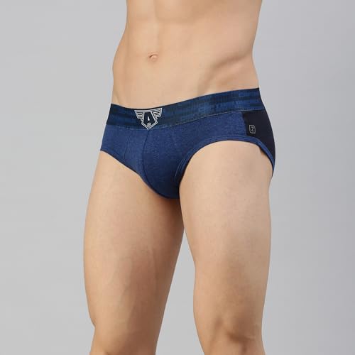 Image of Zoiro Men's Brief | Soft Band | Soft No-Marks Elastic | Breathable Innerwear | Pack of 1 | Color May Vary