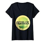 Womens Motion City Soundtrack - Go - Official Merchandise V-Neck T-Shirt