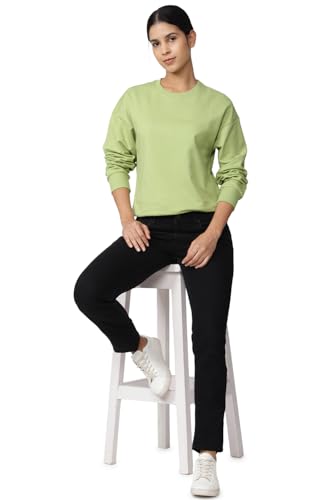 Image of Van Heusen Cotton Women Round Neck Sweatshirt