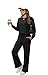 XIEERDUO Lounge Sets for Women Fall Fashion 2 Piece Outfits Winter Sweatsuit Long Sleeve Tracksuit Travel Track Suit Airport Loungewear Vacation Clothes Wide Leg Pants Matching Clothing 2026 Black L