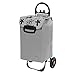 Produktbild Himy Einkaufstrolley XL im grauen Blumendesign mit 78 L Volumen - Einkaufshilfe klappbar bis 50kg belastbar mit Außentaschen