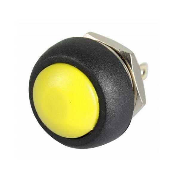 IC-184 Buton 12 mm PBS33B, Sarı