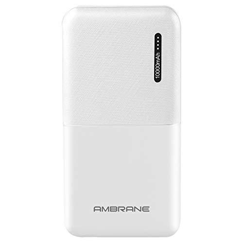 Ambrane 10000mAh Li-Polymer Powerbank with Compact Size &...