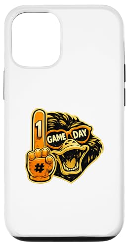 Funny Hockey Duck Game Day Vintage Shirt Fans �X�}�z�P�[�X iPhone 12/12 Pro �p