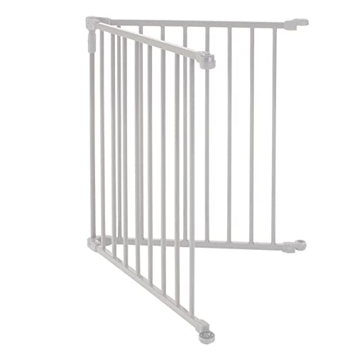Image of Toddleroo by North States 2 Panel Extension for 3 in 1 Metal Superyard: Adds up to 48" for an extra wide baby gate or play yard (48" width, Taupe)