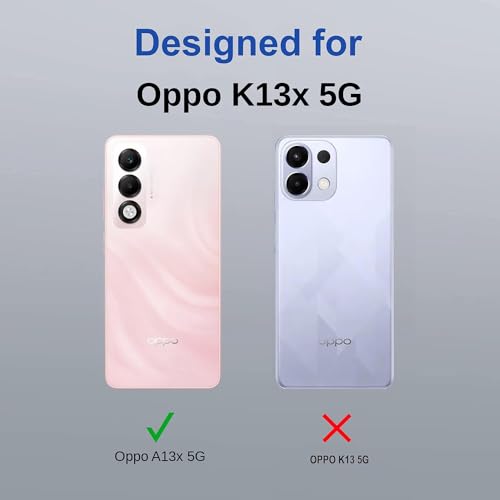 Image of Shockproof Case for Oppo K13x 5G | Full Camera Protection | TPU Flexible Back Cover for Oppo K13x 5G (Matte Black)