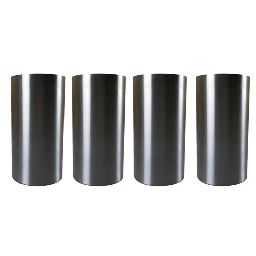 OCTOT 4pcs V6108 Cylinder liner half-finished Fits for Kubota V6108 V6108-TI-CRS Engine M135GX M135GXDTC M135GXDTSC M126GX M126GXDTC M126XDTPC Tractor