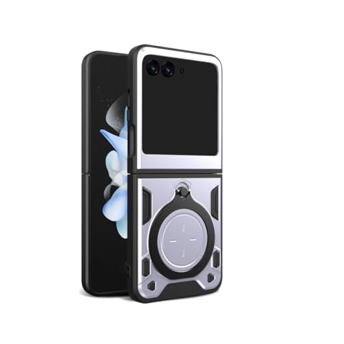 KOOLRIVER�EFor Razr 70 Ultra �P�[�X Razr70 Ultra �J�o�[ �܂肽���݌^ �ԍڃz���_�[�Ή� ���g���[�� ���C�U�[70 �E���g��(�V���o�[)