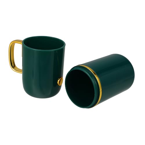 WOFASHPURET Portable Travel Toothbrush Cup Compact Toothbrush Storage Container with Cover for and Business Trips Includes Toothbrush Holders