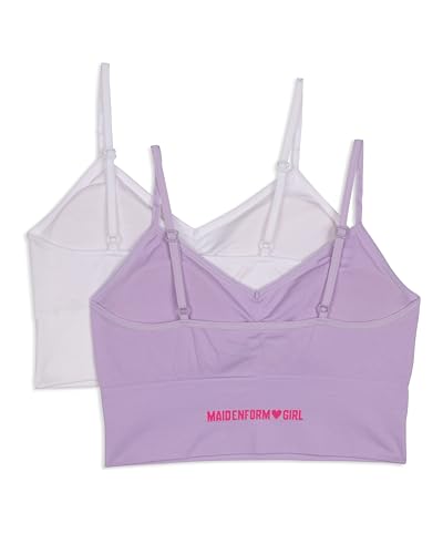 Image of Maidenform Girls Seamless Ruched Crop Bra