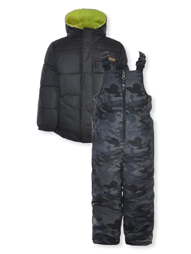 Boys' 2-Piece Snowsuit Jacket Set Outfit