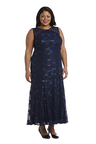 Image of R&M Richards Women's Starlit Siren Sequin Gown