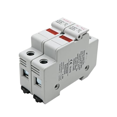 Porte-fusible solaire DC 2P pour éviter les surcharges de panneaux photovoltaïques 20A