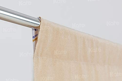 Image of Kate 6ftAƒa€ inch9ft Solid Beige Backdrop Portrait Photography Background for Photography Studio Children and Headshots Beige Backdrop Background for Photography Photo Booth