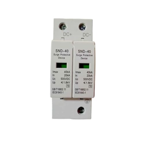 Protector contra sobretensiones CC 1000V 500V pararrayos para fuente de alimentación 3