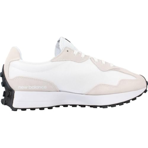 New Balance Men's 327 Sneaker, White with Black (us_Footwear_Size_System, Adult, Men, Numeric, Medium, Numeric_5)4