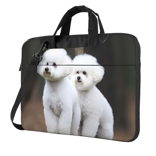 Bolso para Laptop Bichon Frise 14" para Hombre y Mujer miniatura 1